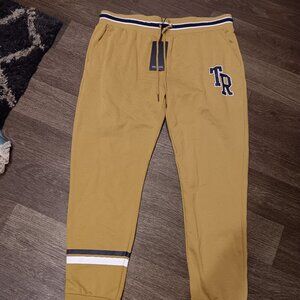 True Religion Pants Womens xL Yellow Drawstring Active Collegiate Joggers